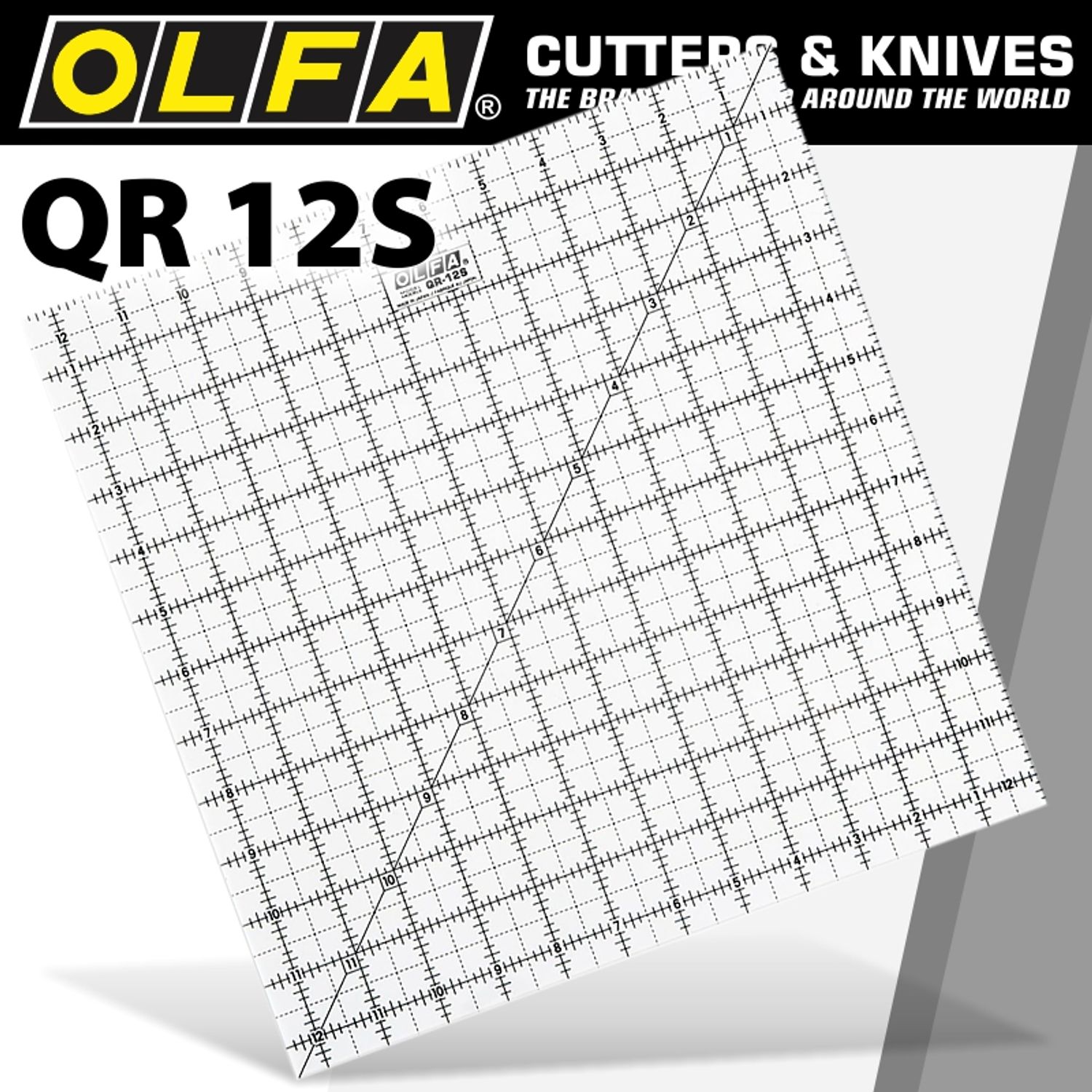 Quilt Ruler Imperial 12in X 12in